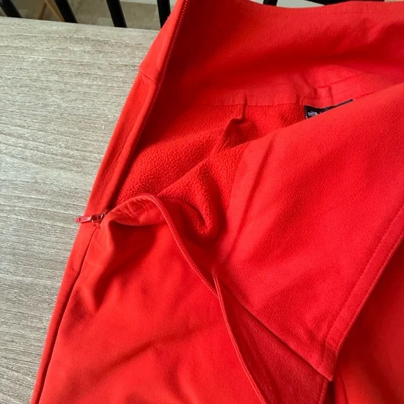The North Face Snoga Windwall Ski Pants Women Fitted Fiery Red Stretch Size 4 - Picture 7 of 13